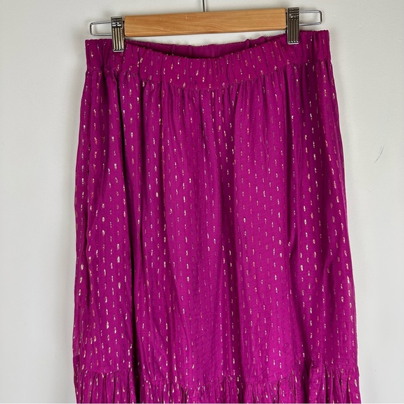 Generation Love Peggy Lurex Silk Blouse and Skirt Matching Set - Picture 10 of 16